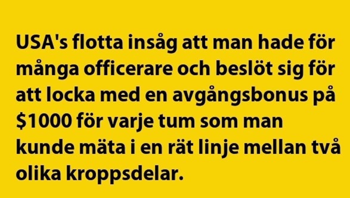 USA’s flotta insåg att man….