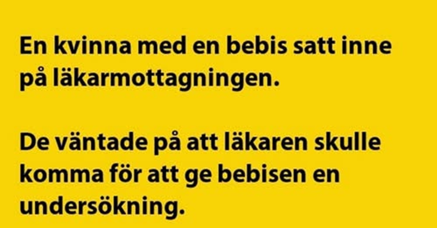En kvinna med en bebis satt…
