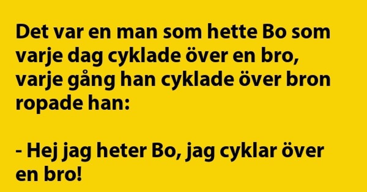 Det var en man som hette…