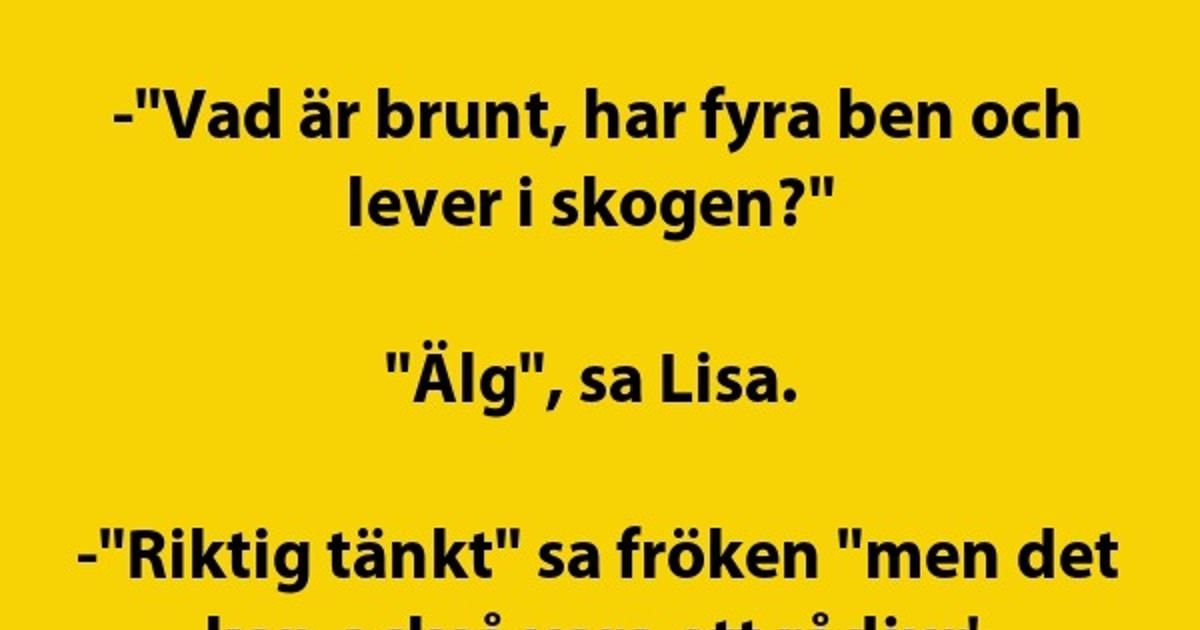 Fröken till barnen…