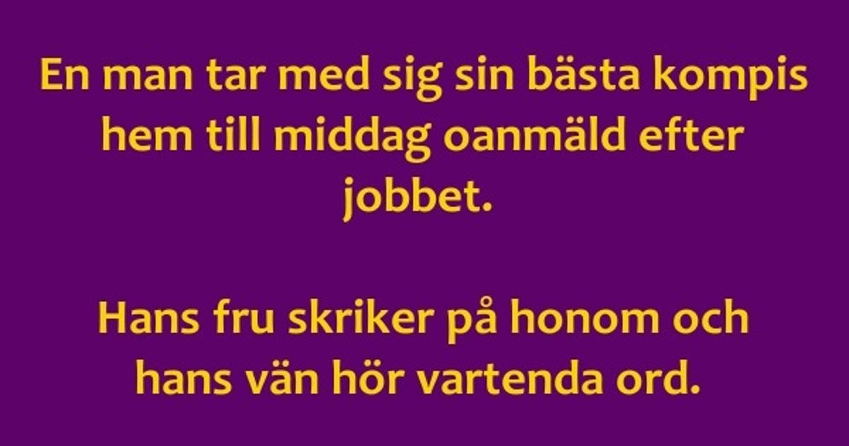 En man tar med sig sin..
