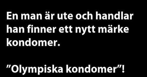 En man är ute och handlar…