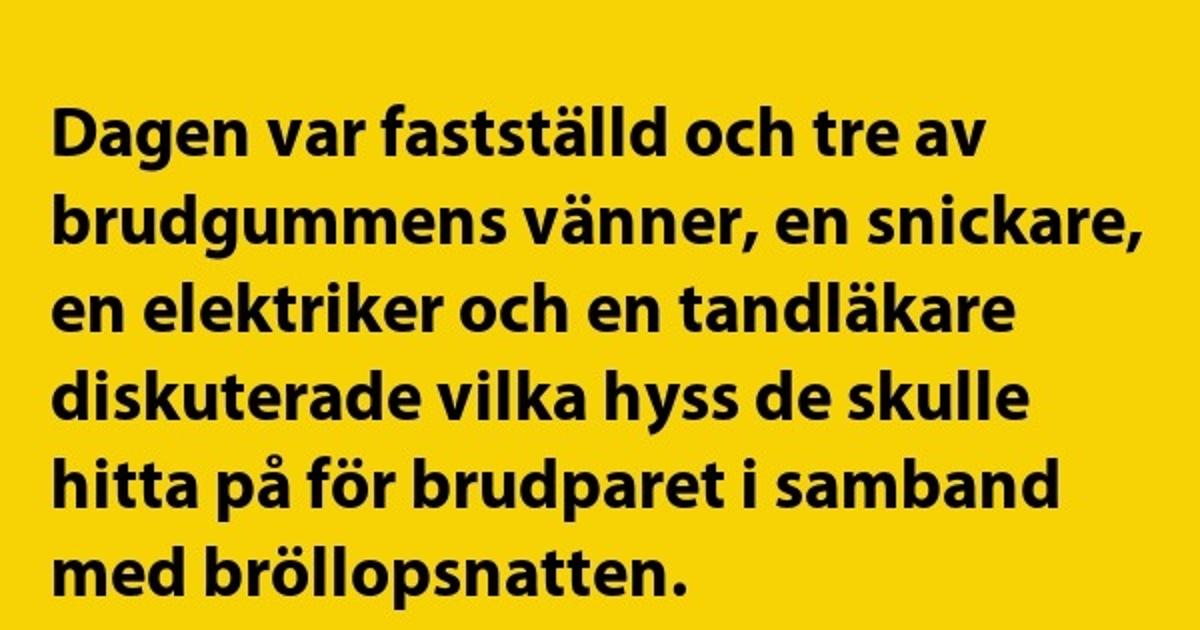 Dagen var fastställd och…